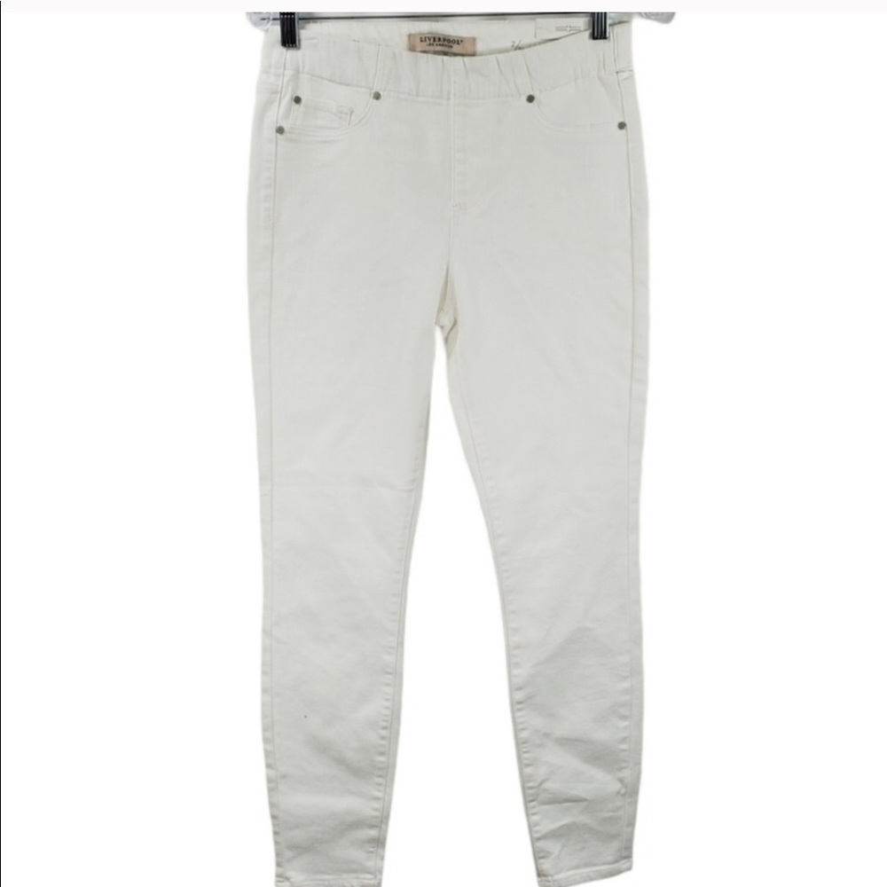 Liverpool Bright White Ankle Skinny Denim Jeans 26